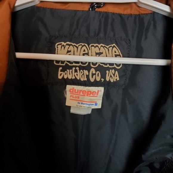 Vintage Wave Rave Brown Snowboarding Ski Jacket FADED SIZE TAG SEE MEASUREMENTS - Picture 7 of 7